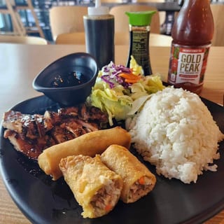 Fri Chicken and Egg Roll - O