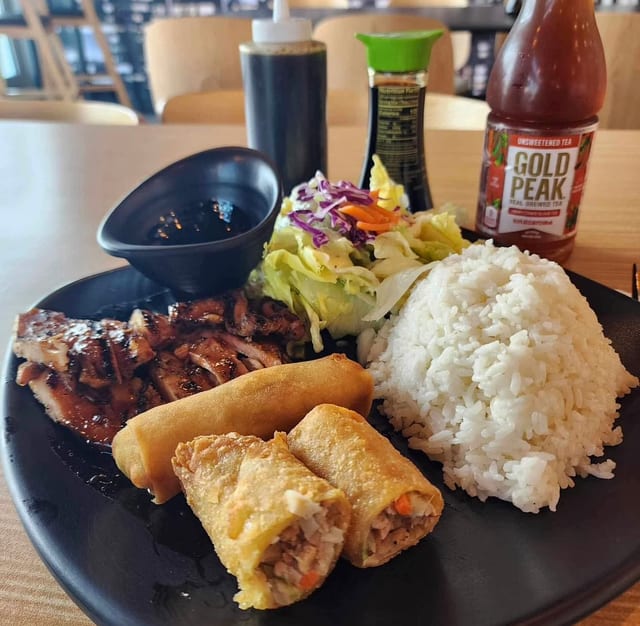 Friday - Chicken and Egg Roll.