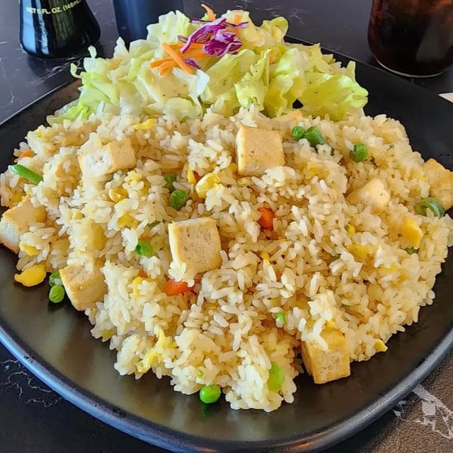 Organic Tofu Fried Rice.