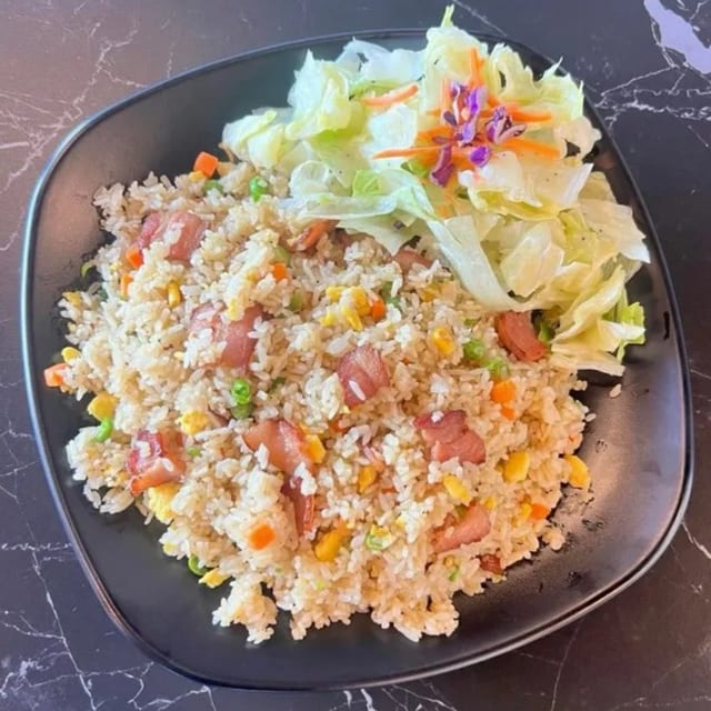 Bacon Fried Rice.