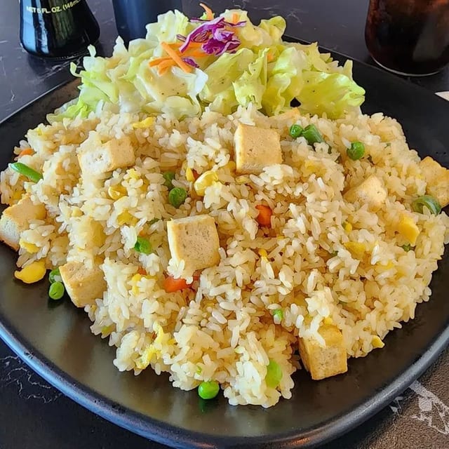 Organic Tofu Fried Rice.