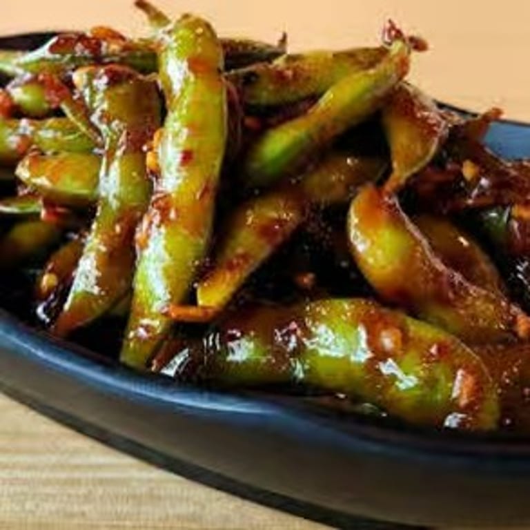 Delicious Spicy Edamame