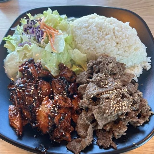 Chicken & Beef.
