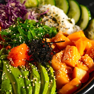 Salmon Poke Bowls