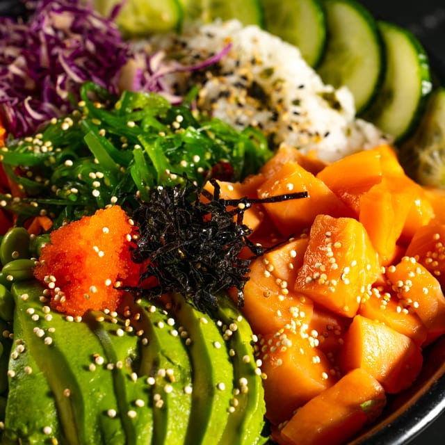 Salmon Poke Bowl.