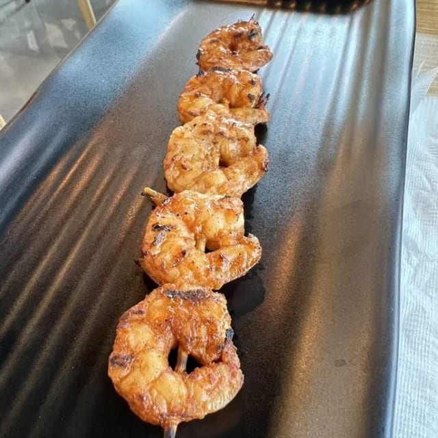 Shrimp Kabob.