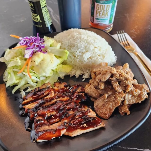 Chicken & Pork.
