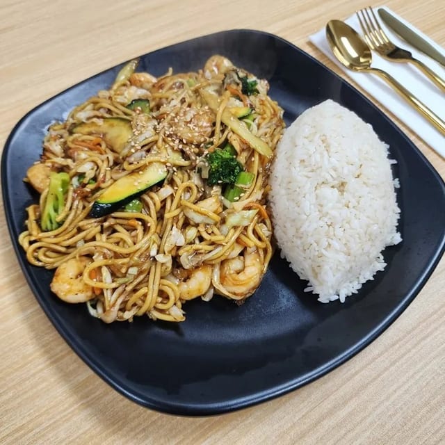 Shrimp Yakisoba.